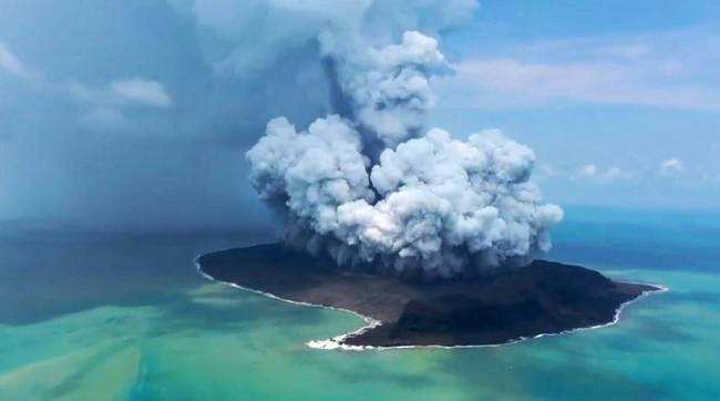 湯加火山噴發(fā)或引發(fā)海嘯，已造成人員傷亡